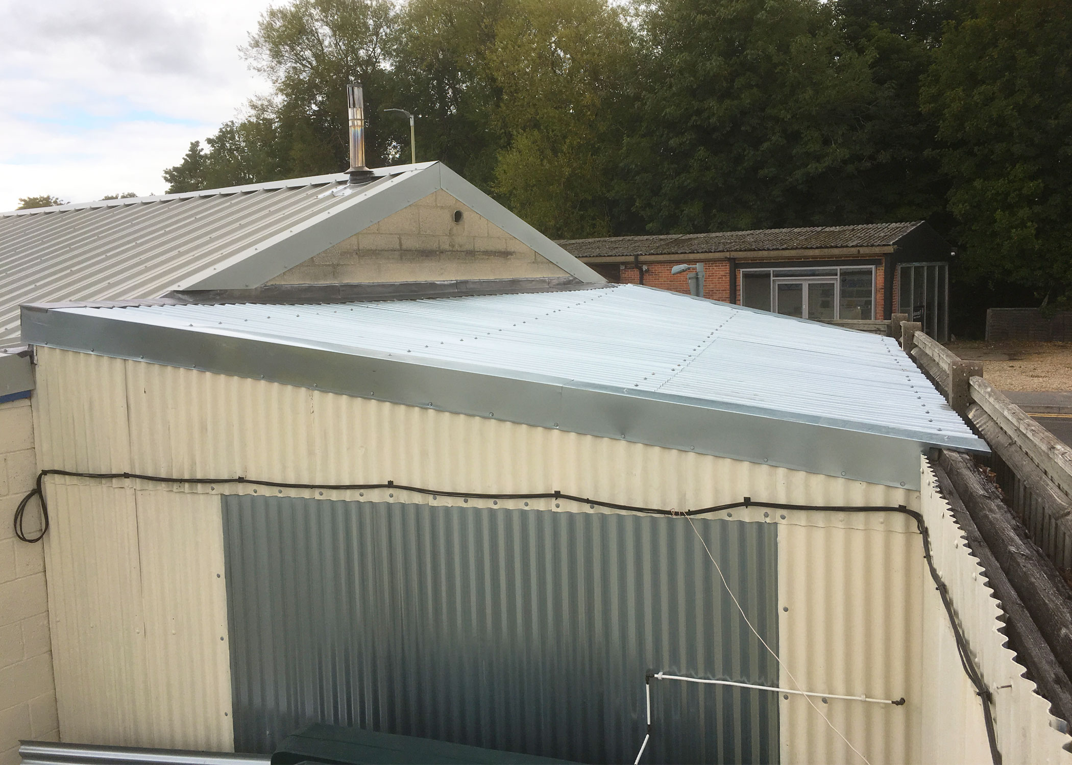 Pitched roof laid by Lavisher Building and Roofing